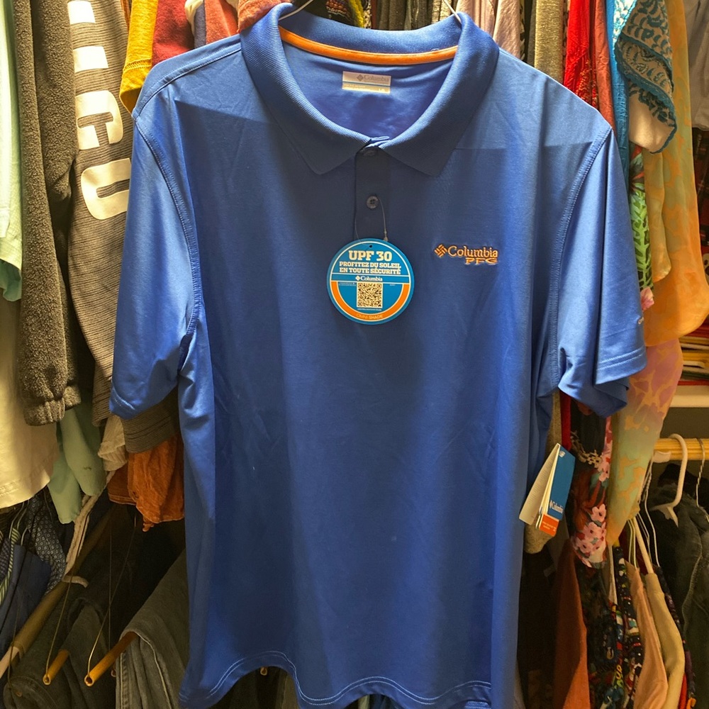 NWT Columbia PFG Large Short sleeve